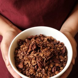 Spiced Blueberry Chocolate Pecan Granola