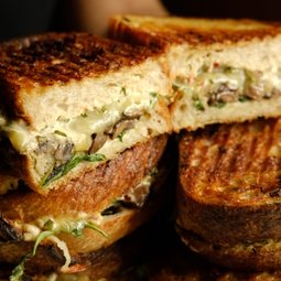 Herbed Mushroom Toastie