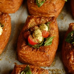 Mozzarella, Tomato & Basil Danish