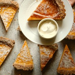 Mango Custard Tart