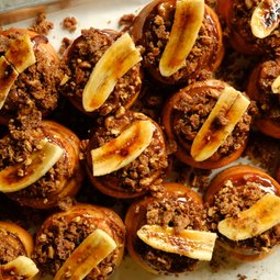 Sticky Banana Caramel Buns
