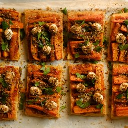 Harissa Carrot Galette