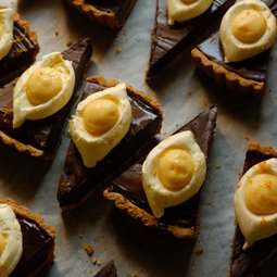 Chocolate Jaffa Tart