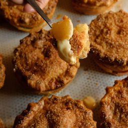 Orchard Pie with Lemon Myrtle Custard