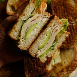 Chicken Ham Caesar Sandwich