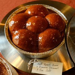Banana Caramel & Sea Salt Pull Apart Buns