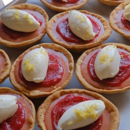 Raspberry Curd Tart
