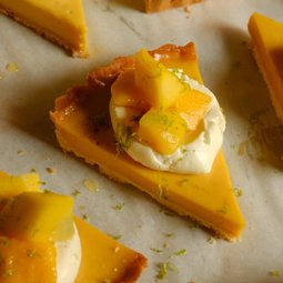 Mango Curd Tart