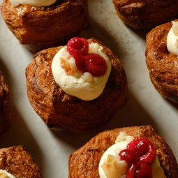 Raspberry Lychee Danish